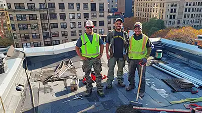 Roofix NY professional roofer fixing flat roofing