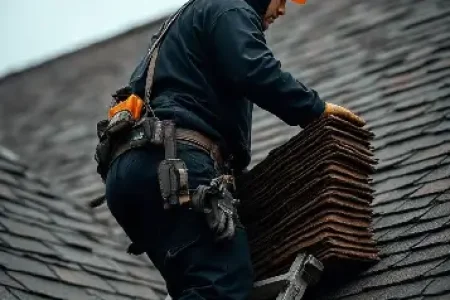 Roofix NY professional roofer preparing shingle installation of roof
